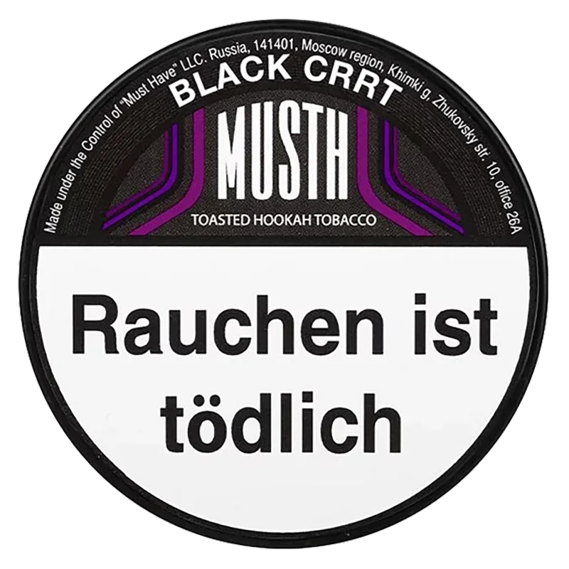 MustH - Black Crrt - 200g