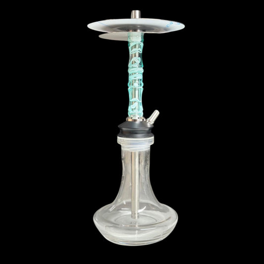 Z Hookah - Blowoff - Silver Turqouise