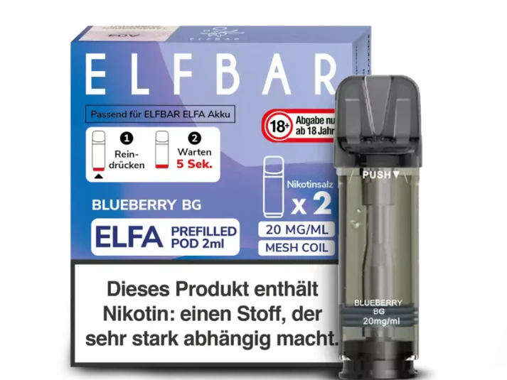 ELFA - Prefilled Pod - Blueberry BG