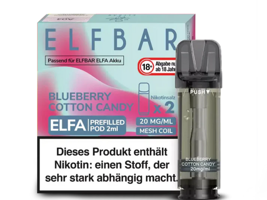 ELFA - Prefilled Pod - Blueberry Cotton Candy