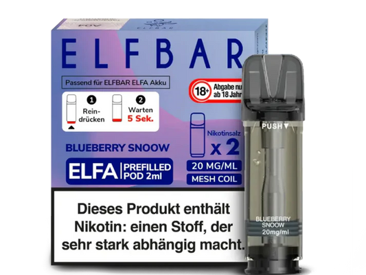 ELFA - Prefilled Pod - Blueberry Snoow