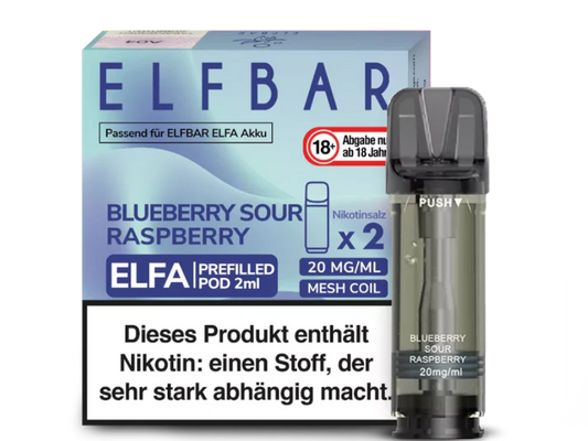 ELFA - Prefilled Pod - Blueberry Sour Raspberry