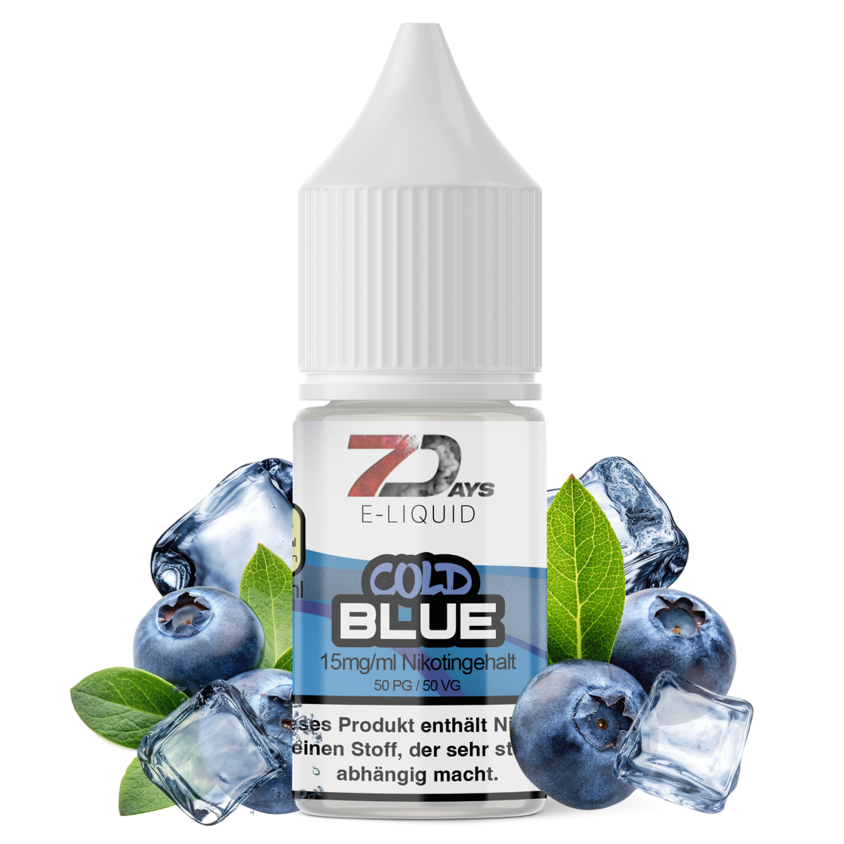7Days Liquid 10ml - Cold Blue - 15mg