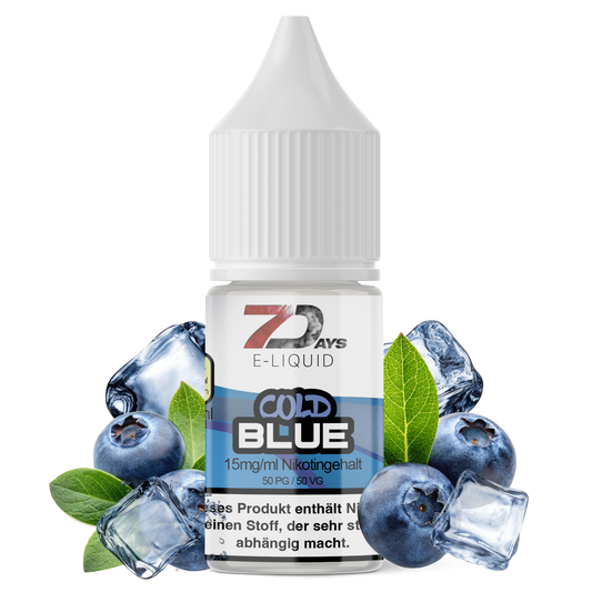 7Days Liquid 10ml - Cold Blue - 15mg
