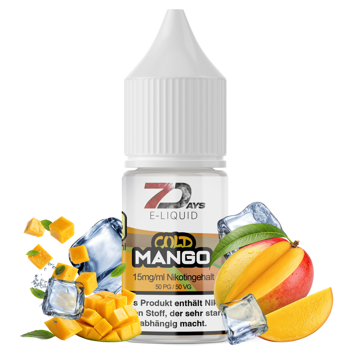 7Days Liquid 10ml - Cold Mango - 15mg