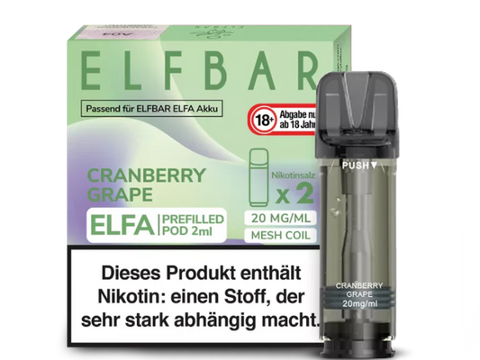 ELFA - Prefilled Pod - Cranberry Grape