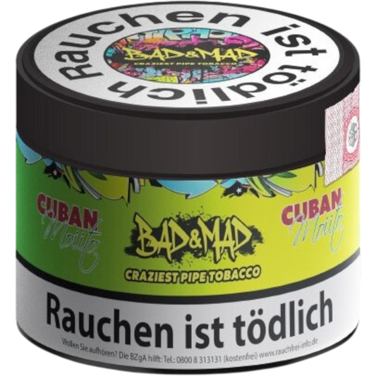 Bad&Mad Dry Base - Cuban Mojito - Pfeifentabak 65g