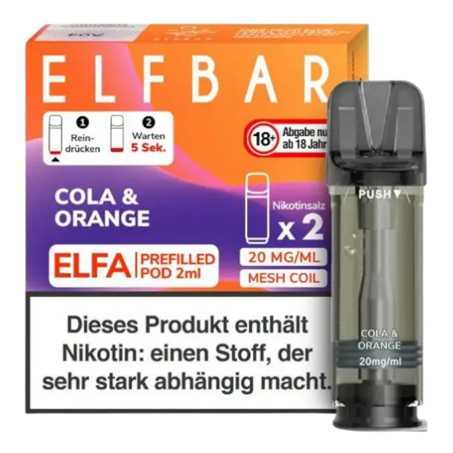 ELFA - Prefilled Pod - Cola & Orange