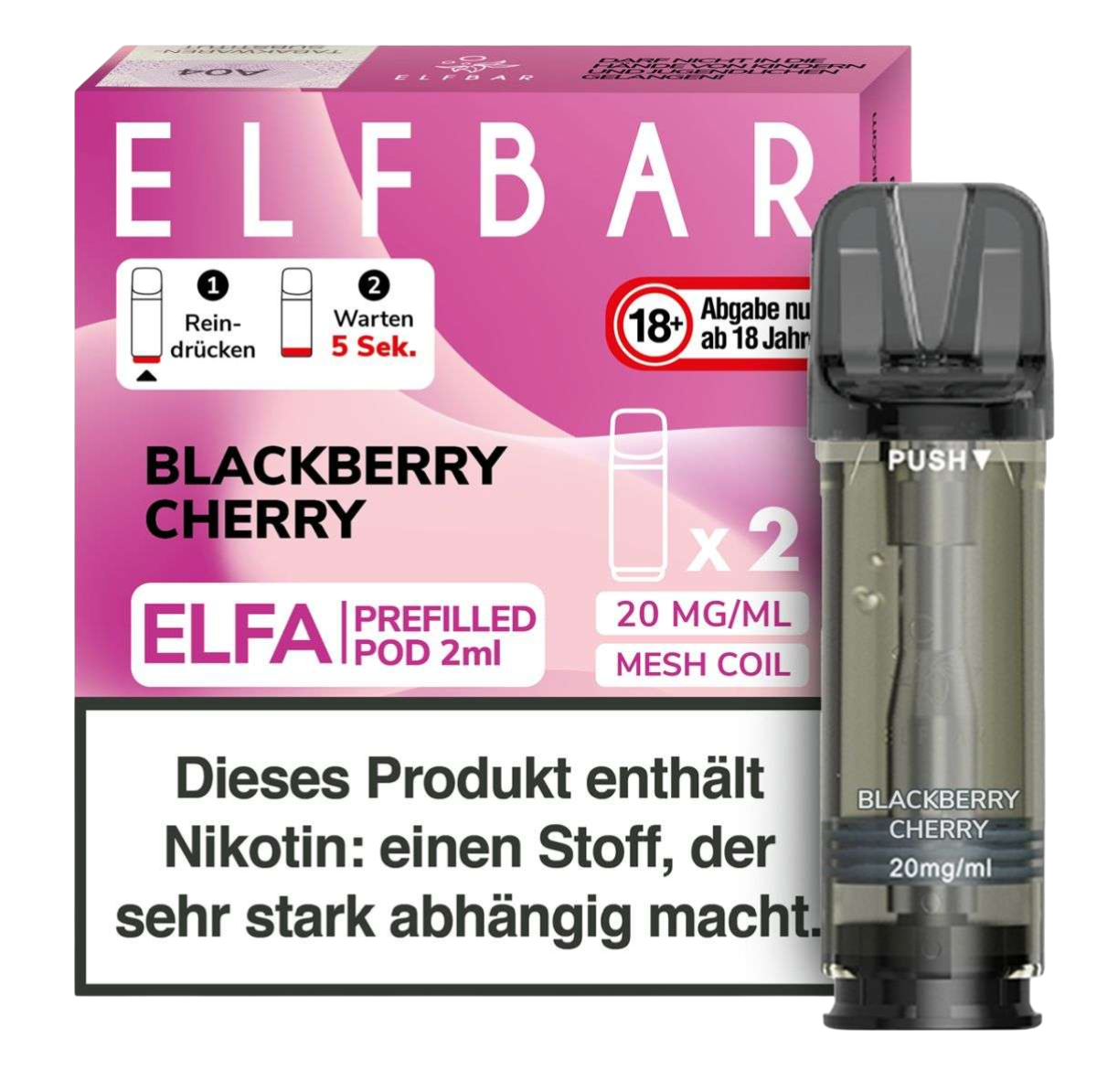 ELFA - Prefilled Pod - Blackberry Cherry