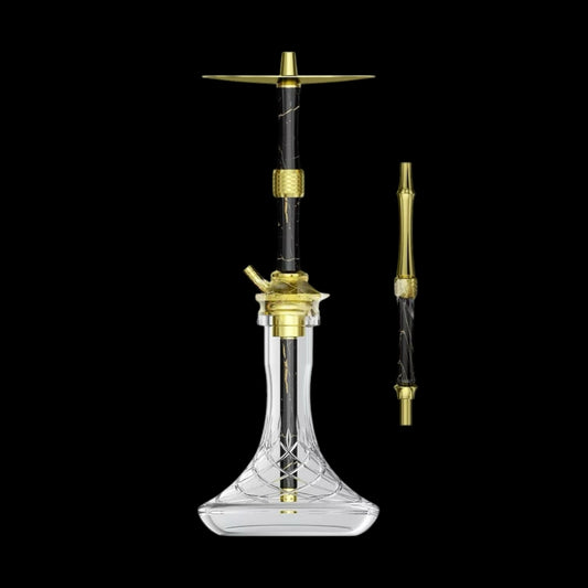 NZ Shisha - Butterfly - Gold/Black/Gold