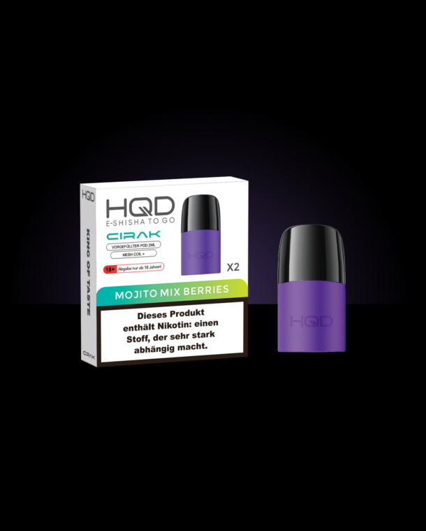 HQD Cirak - Prefilled Pod - Mojito Mix Berries