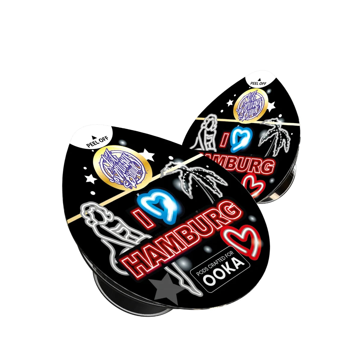 187 - I Love Hamburg - OOKA Pod 2er Pack