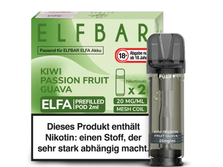 ELFA - Prefilled Pod - Kiwi Passionfruit Guava