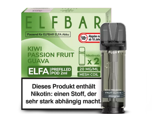 ELFA - Prefilled Pod - Kiwi Passionfruit Guava