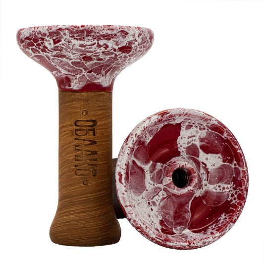 Oblako - Phunnel M Glazed - Marble Wine Red/White