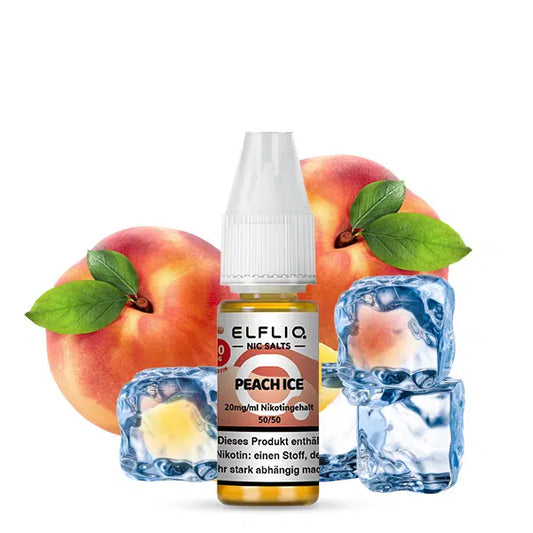 Elfliq Liquid 10ml - Peach Ice - 20mg