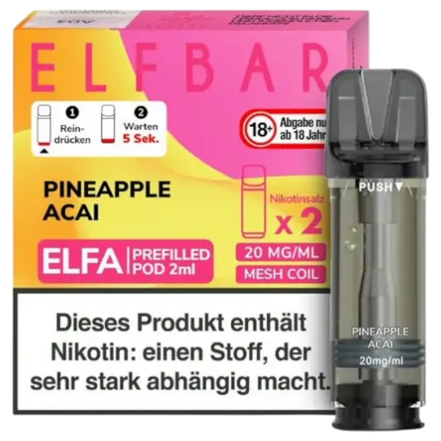 ELFA - Prefilled Pod - Pineapple Acai