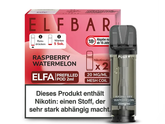 ELFA - Prefilled Pod - Raspberry Watermelon