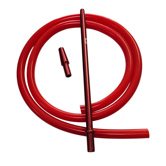 ShishaBaba - Silikonschlauchset - Rot