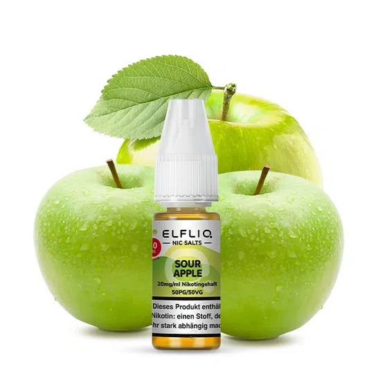 Elfliq Liquid 10ml - Sour Apple - 20mg