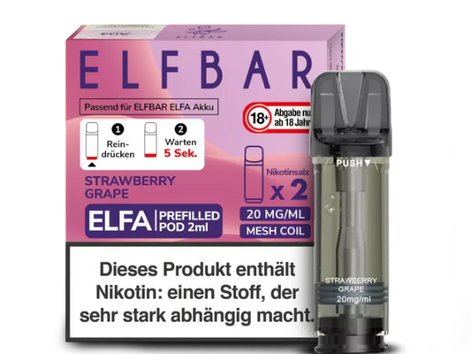 ELFA - Prefilled Pod - Strawberry Grape