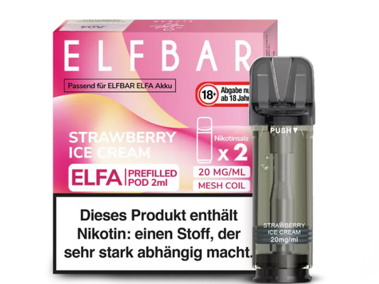 ELFA - Prefilled Pod - Strawberry Ice Cream