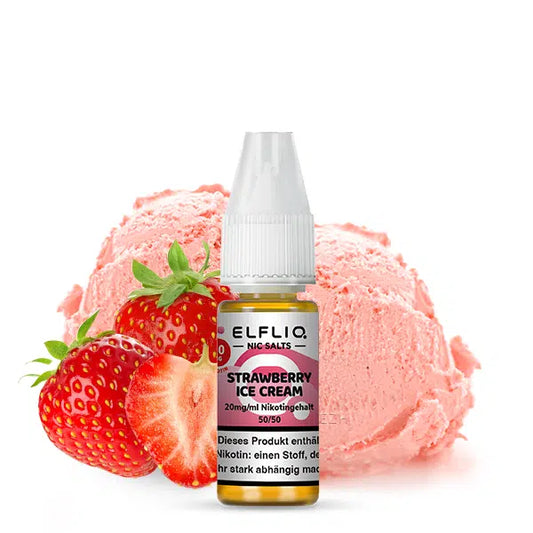 Elfliq Liquid 10ml - Strawberry Ice Cream - 20mg