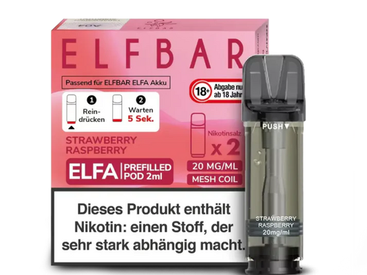 ELFA - Prefilled Pod - Strawberry Raspberry