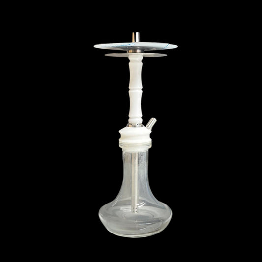 Z Hookah - Blowoff - Silver White